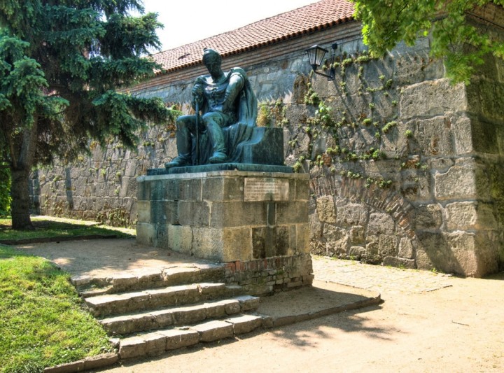 The statue of Ferenc Wathay